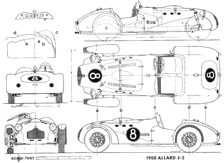 Кола Allard J2 1959