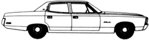 Bil AMC Ambassador 4-Door Sedan 1971