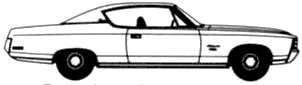 Bil AMC Ambassador Brougham 2-Door Hardtop 1971