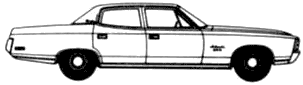 Bil AMC Ambassador Brougham 4-Door Sedan 1971