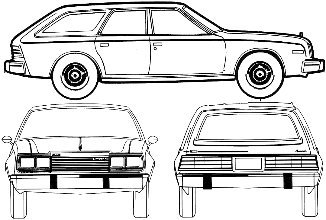 Bil AMC Concord Wagon 1980