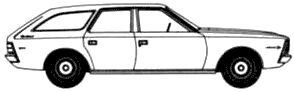 Bil AMC Hornet Sportabout Wagon 1971