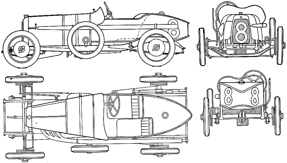 Bil Aston Martin 1921 5 GP