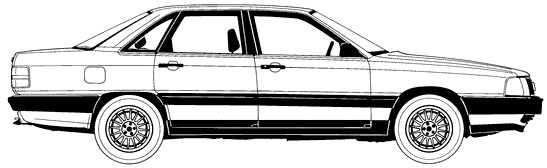 Bil Audi 100 1986