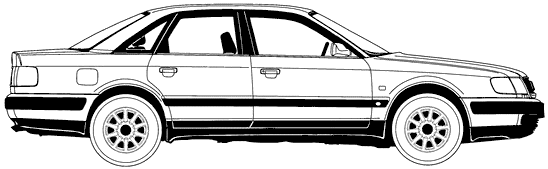 Bil Audi 100 1991