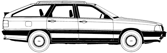 Bil Audi 100 Avant 1986