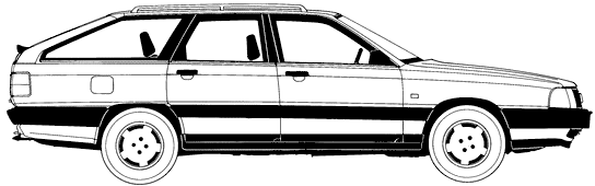 Bil Audi 100 Avant 1989