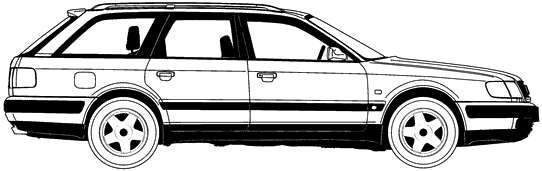 Bil Audi 100 Avant 1992