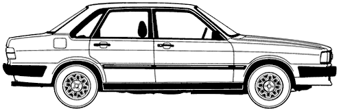Bil Audi 80 1984