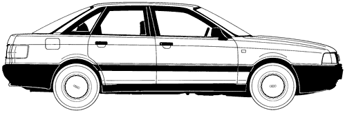 Bil Audi 80 1987
