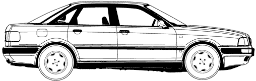 Auto  Audi 80 1992