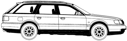 Bil Audi A6 Avant 1995