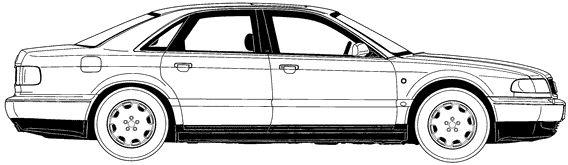 Bil Audi A8 1995