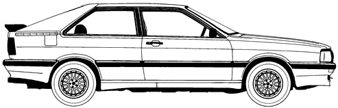 Bil Audi Coupe GT 1985