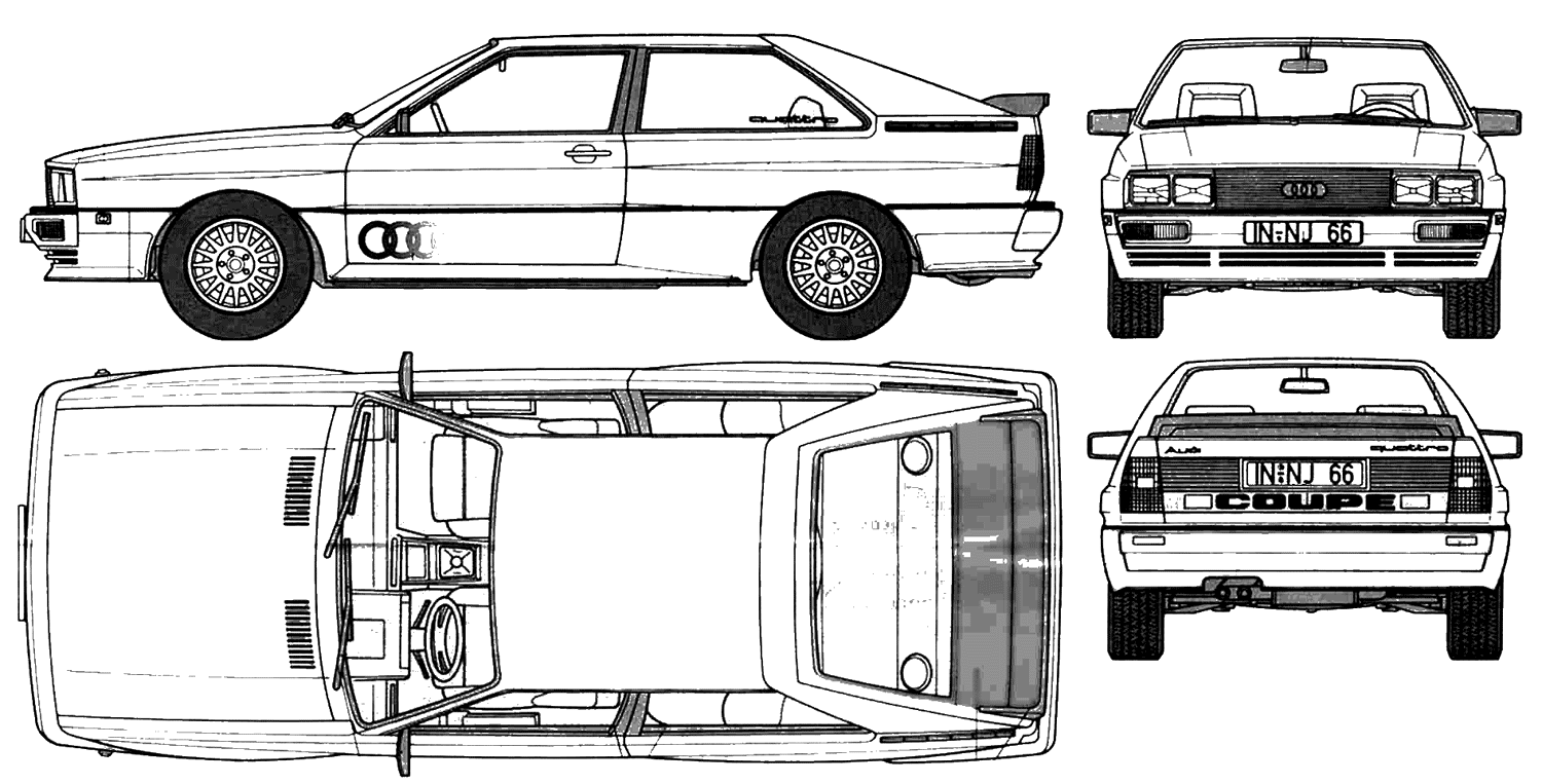 Bil Audi Quattro 1981
