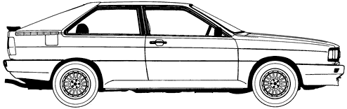 Bil Audi Quattro 1984