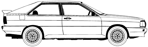 Bil Audi Quattro 1986