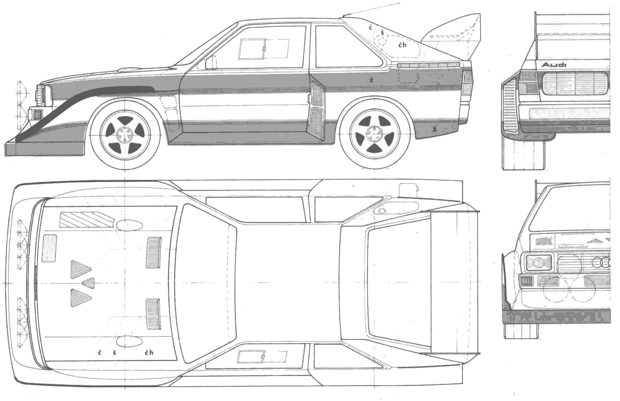 Bil Audi Sport Quattro S12