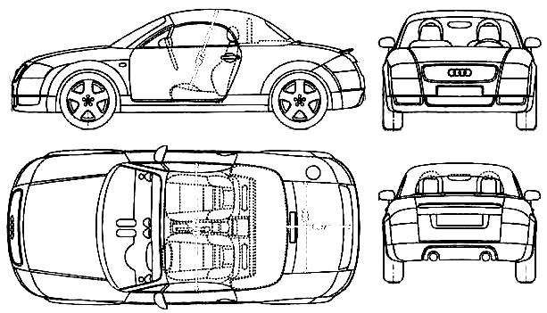 Кола Audi TT Roadster