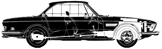 Bil BMW 2800CS 1970 