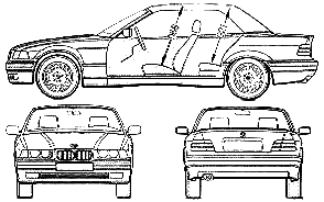 Bil BMW 3 Cabrio (E36) 1998 