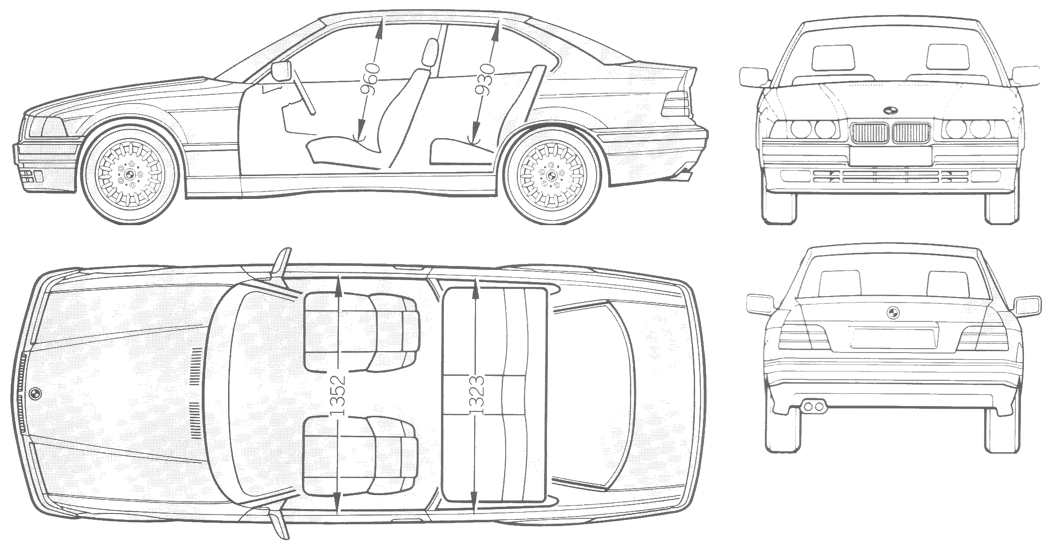 Bil BMW 3 Coupe (E36) 