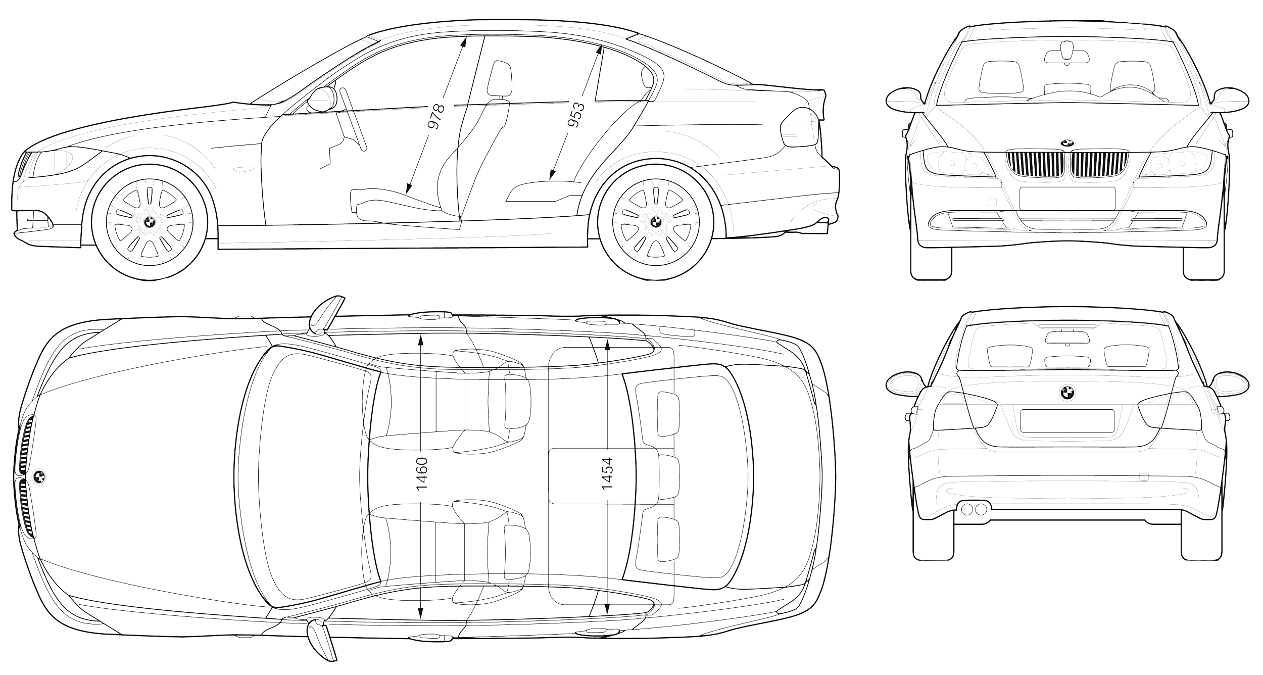 Bil BMW 3 Sedan (E90) 