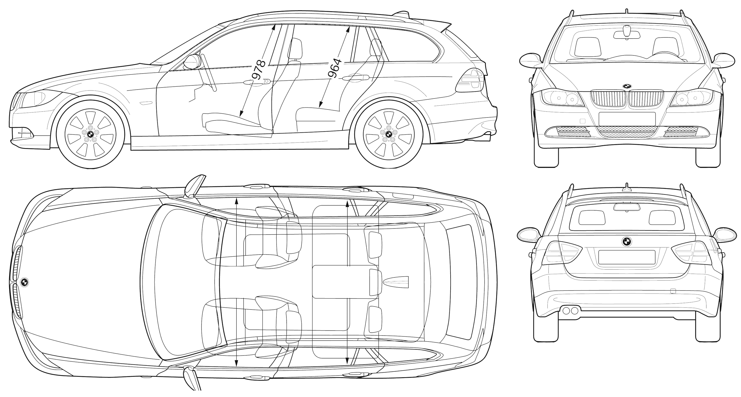 Auto  BMW 3 Touring (E90) 