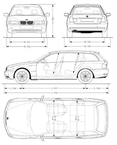Bil BMW 3 Touring (E46) 