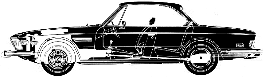 Bil BMW 3.0CS 1973 