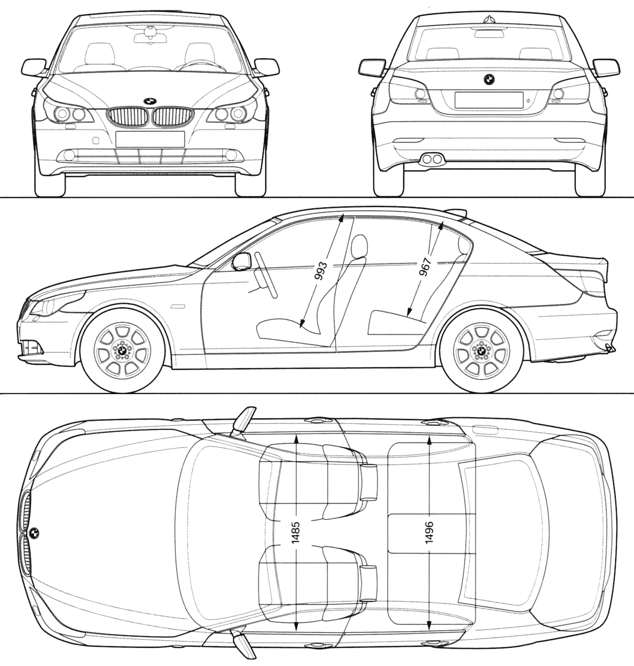 Bil BMW 5 Sedan (E39) 