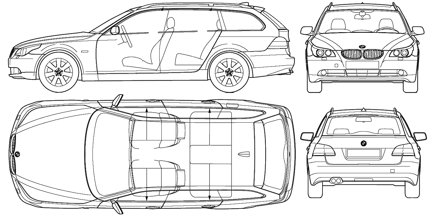 Bil BMW 5 Series Touring (E60) 