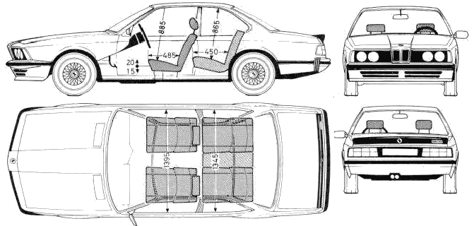 Bil BMW 6-Series (E24) 