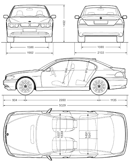 Bil BMW 7 Series (E38) 
