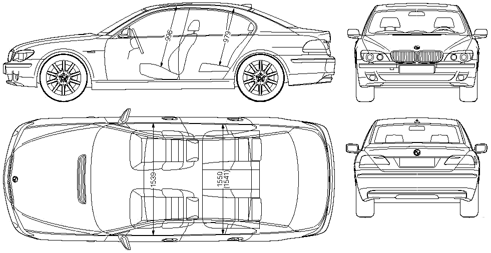 Bil BMW 7-Series 2003 (E65) 