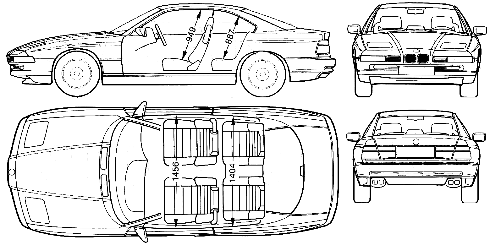 Bil BMW 8 Series (E31) 