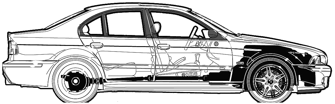 Bil BMW M5 2002 (E39) 