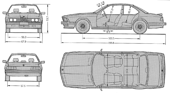 Bil BMW M6 (E24) 