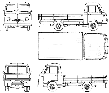 Bil Borgward B611 Pick-up 1960