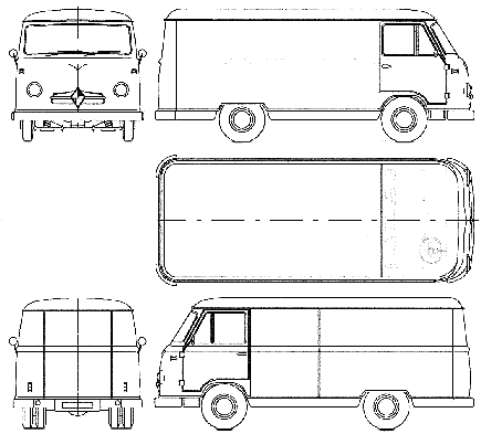 Auto  Borgward B611 Van 1960