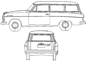 Auto  Borgward Isabella Combi 1959