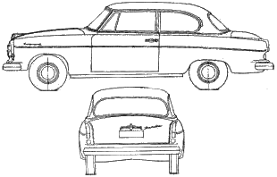 Кола Borgward Isabella Sedan 1959