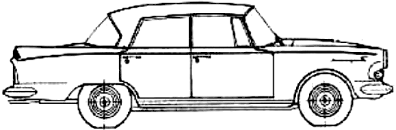 Кола Borgward P100 2.3 Saloon