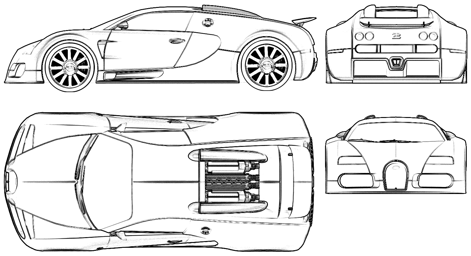 Bil Bugatti 16-4 Veyron