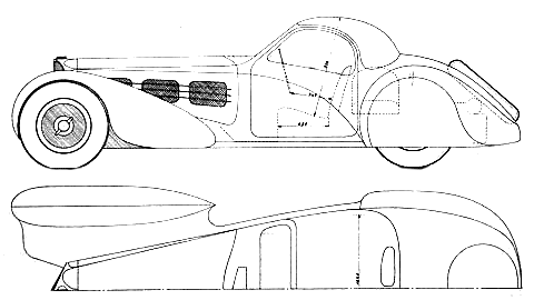 Bil Bugatti Type 57 