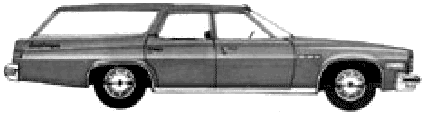 Bil Buick Estate Wagon 1975
