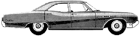 Bil Buick LeSabre Custom 4-Door Sedan 1968 
