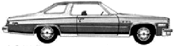 Bil Buick LeSabre Custom Hardtop Coupe 1975