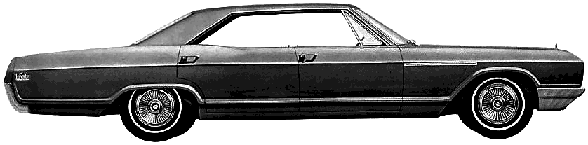Bil Buick LeSabre Deluxe 4-Door Hardtop 1966