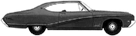 Bil Buick Skylark Custom Sport Coupe 1968 
